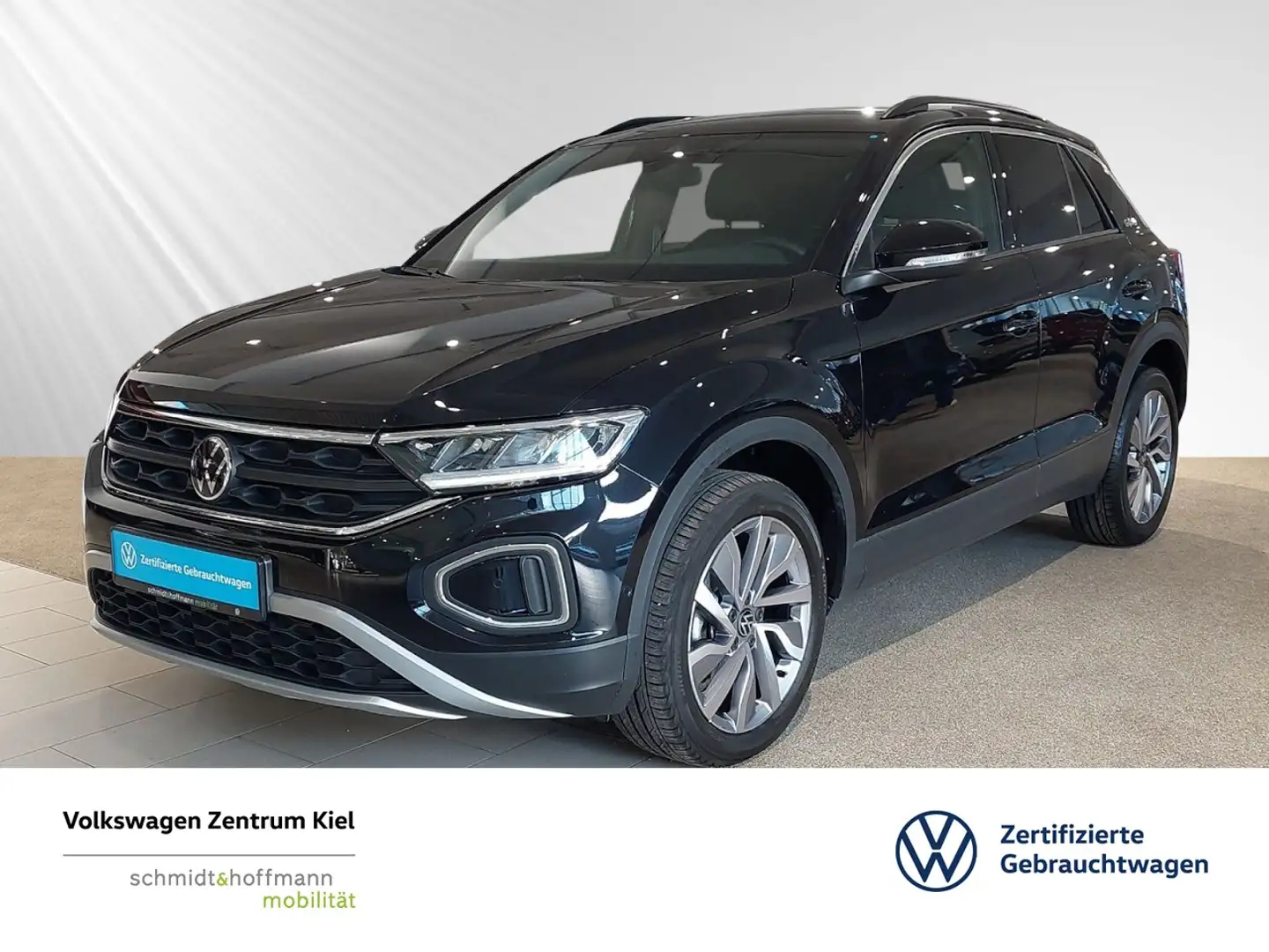 Volkswagen T-Roc Life 1.5 TSI NAVI+SITZHZ+AHK+ACC+PDC+RFK Klima Schwarz - 1