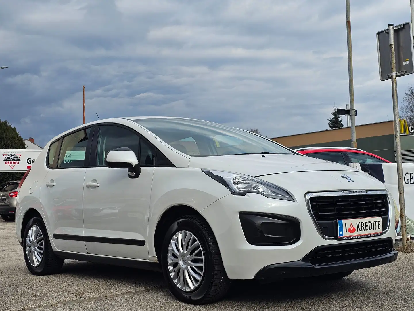 Peugeot 3008 1,6 VTi Professional Line 1-Hand Pickerl-NEU AHK Weiß - 1