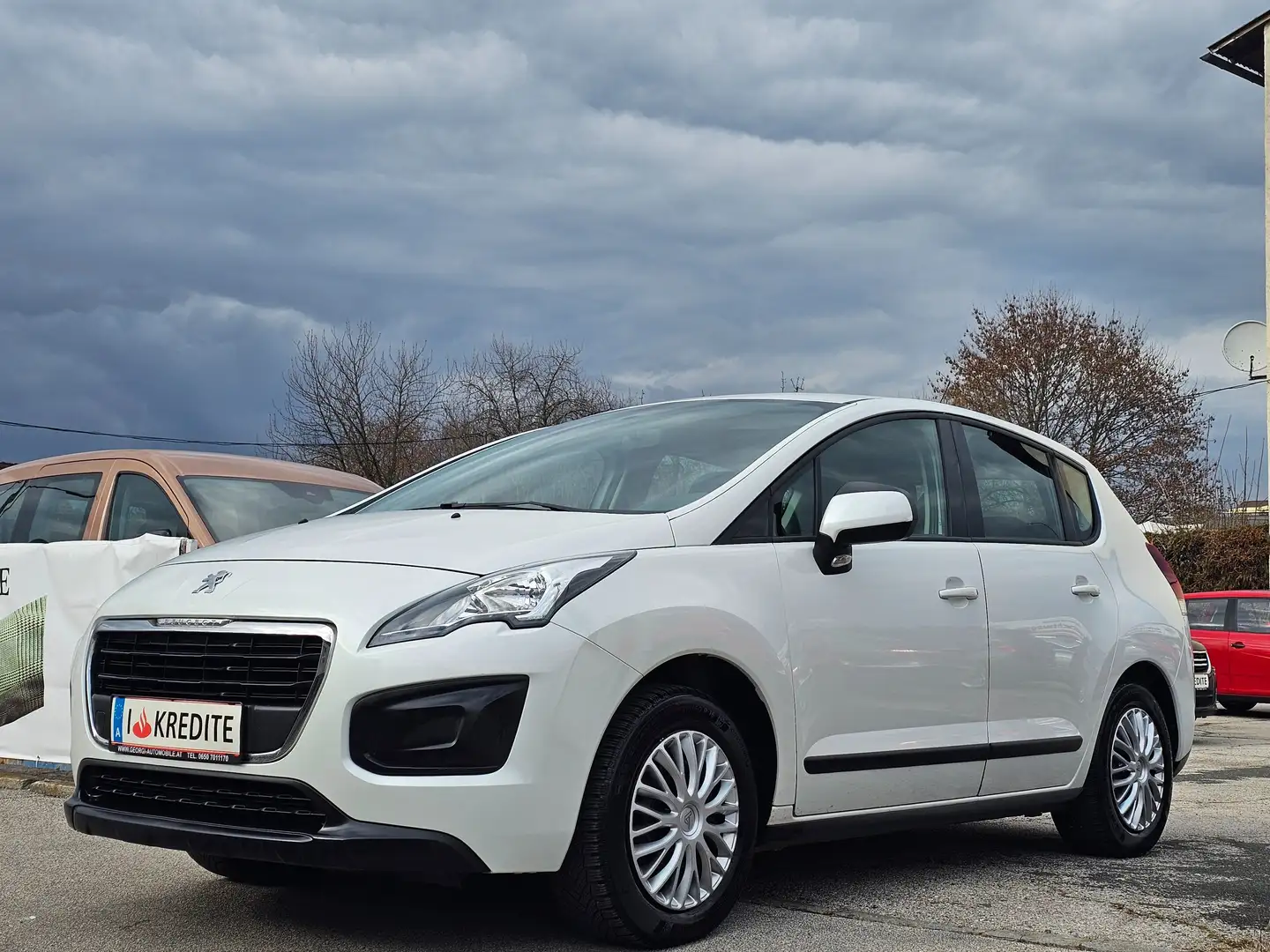Peugeot 3008 1,6 VTi Professional Line 1-Hand Pickerl-NEU AHK Weiß - 2