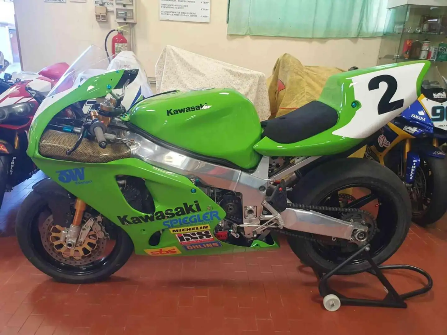 Kawasaki Ninja ZX-7R Ninja 750 ZX-7RR Super Bike Ufficiale Vert - 2