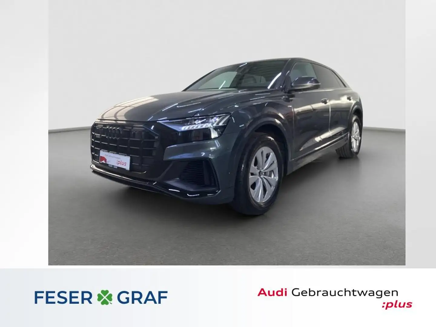 Audi Q8 S line 55 TFSI e B&O HD Matrix RFK ACC Memory Grau - 1