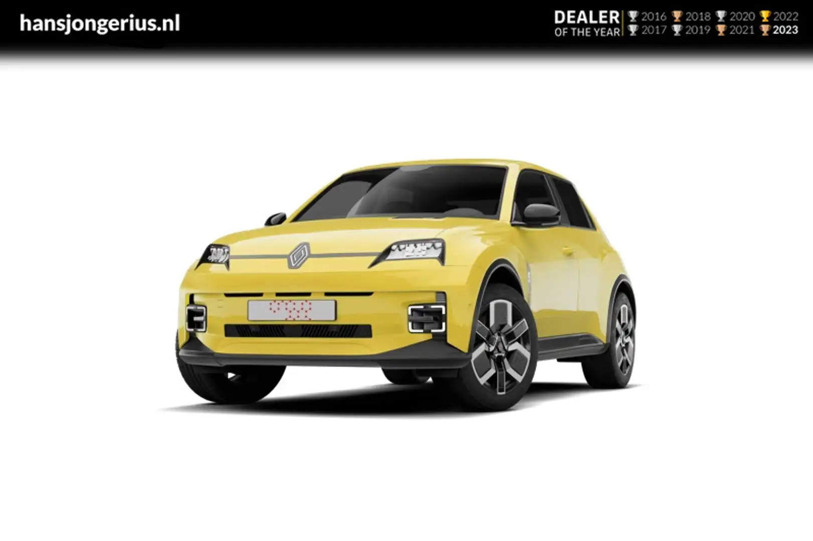 Renault R 5 E-TECH comfort range 10 1AT Iconic cinq | Achterui Geel - 1
