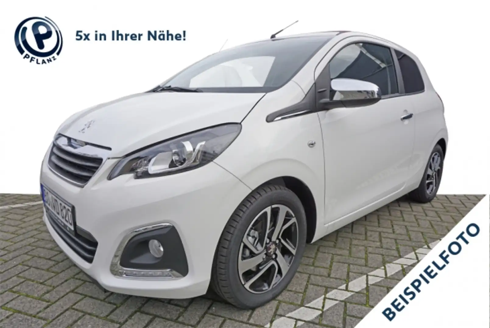 Peugeot 108 TOP Roland Garros 1.2 PureTech 82 Blanc - 1