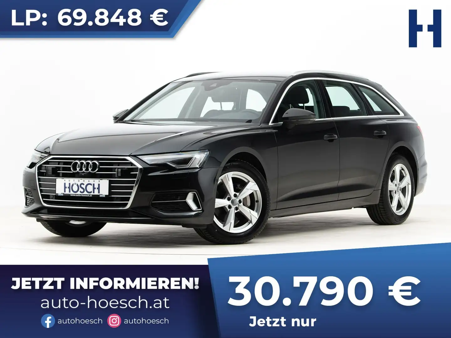Audi A6 Avant 40 TDI Sport MATRIX 360° ASSISTENZ WENIG KM Grau - 1