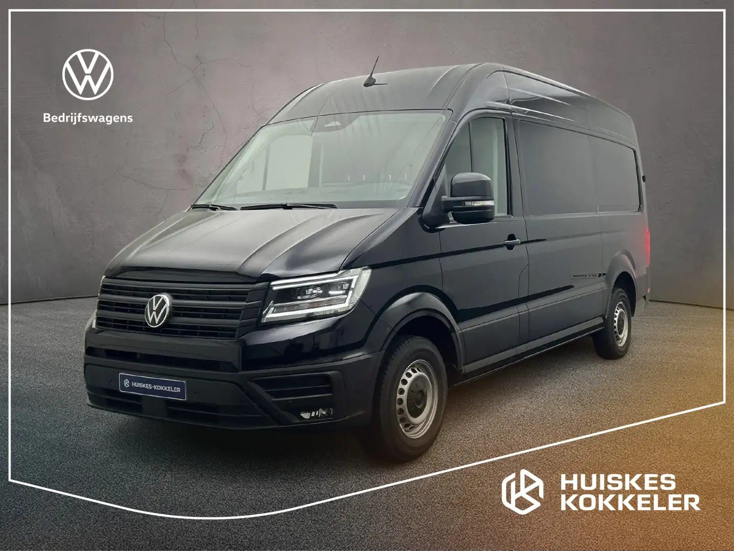 Volkswagen Crafter 35 2.0 TDI 177pk L3H3 Exclusive | LED Koplampen| A Zwart - 1