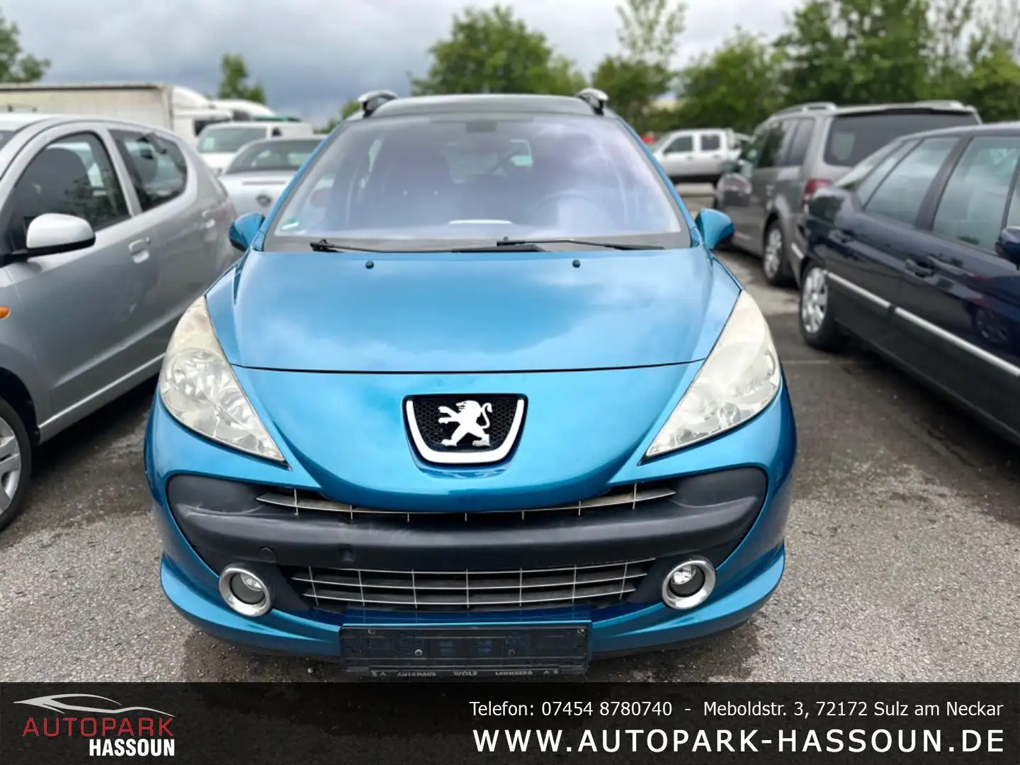Peugeot 207 SW Sport Pano Multi Klima Motorschaden Blau - 2