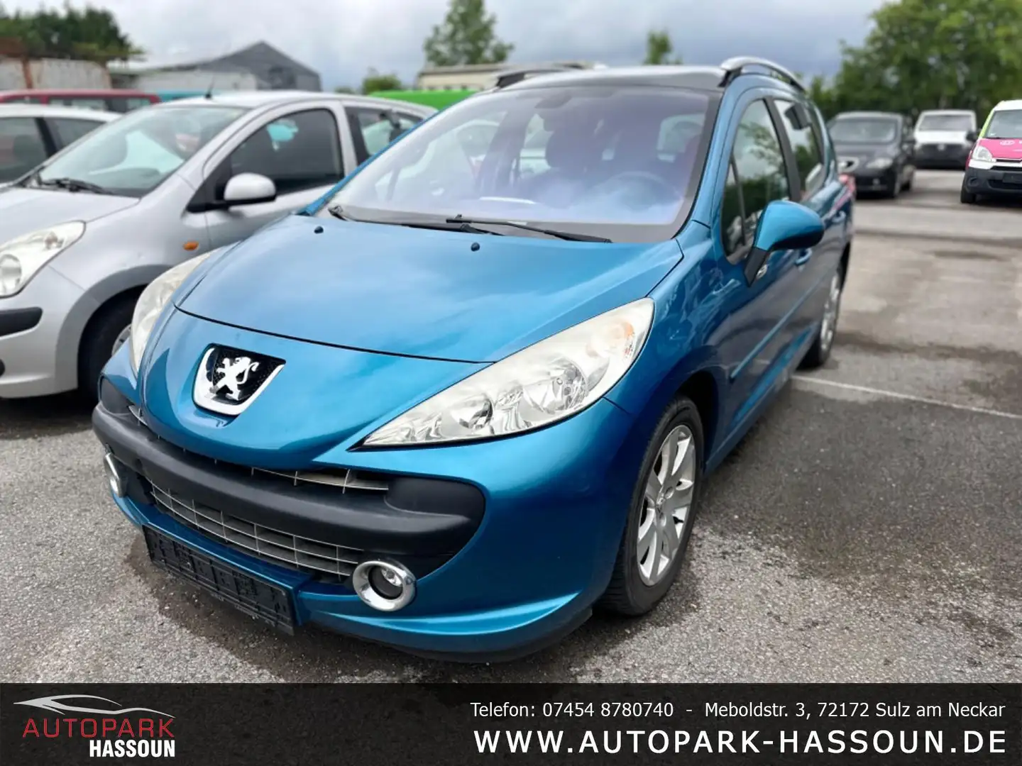 Peugeot 207 SW Sport Pano Multi Klima Motorschaden Blau - 1