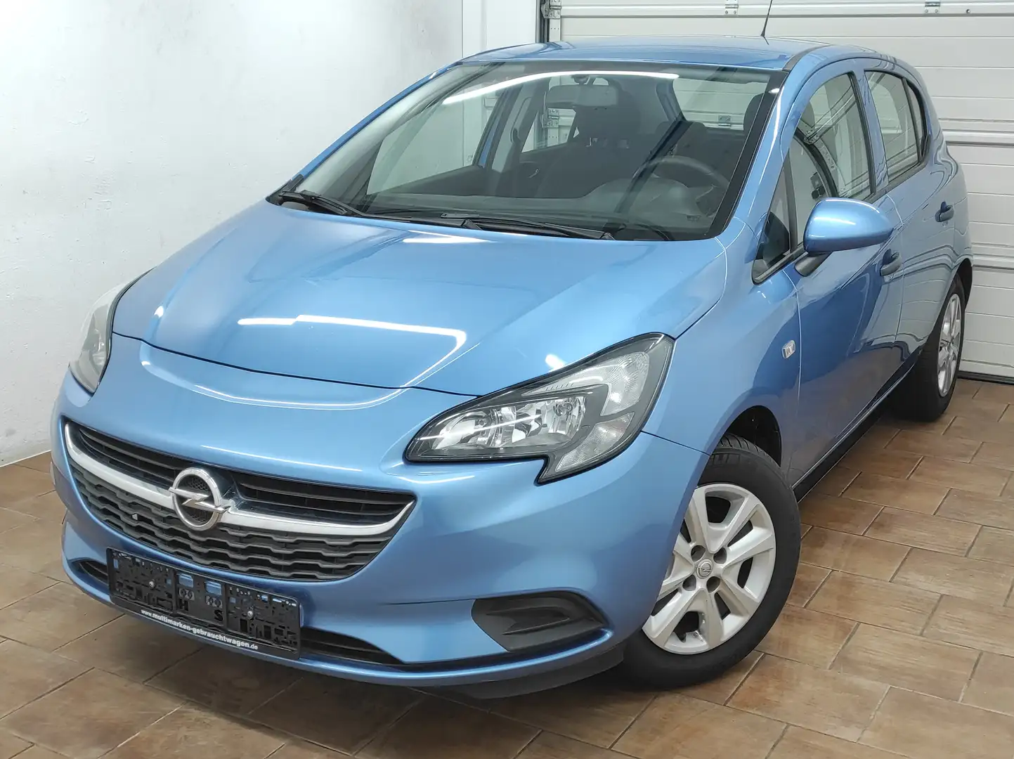 Opel Corsa E 1.2 *TÜV NEU* KLIMA EURO-6 AUX ISO Selection Blau - 2