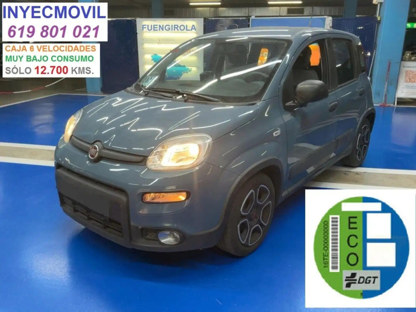 Fiat Panda 1.0 Gse City Live Hybrid Blauw - 1
