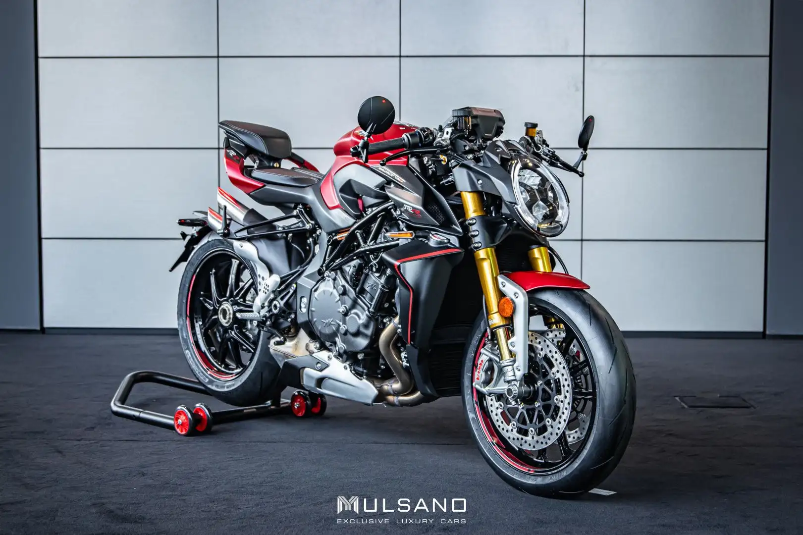 MV Agusta Brutale 1000 RR ROSSO EDONISTA OPACO ÖHLINS Červená - 1