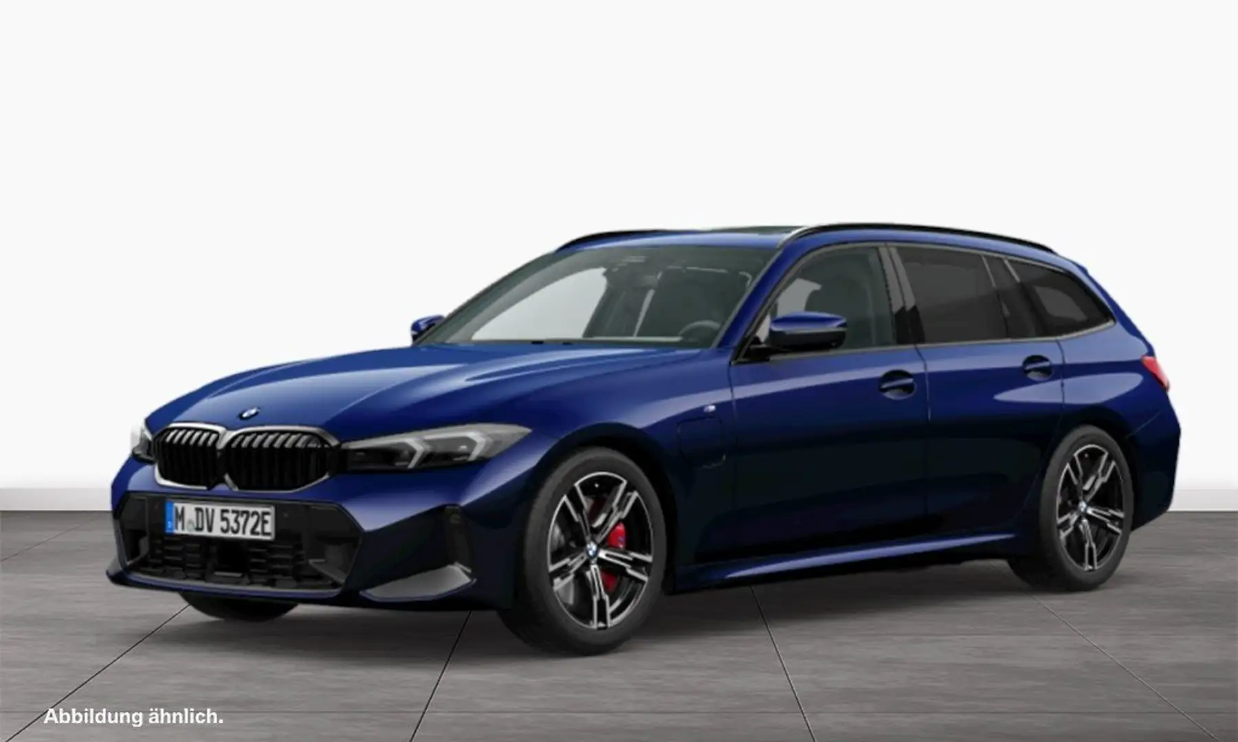 BMW 330 e Touring M Sport PRO AHK HeadUp ACC Glasdach 360K Blau - 1