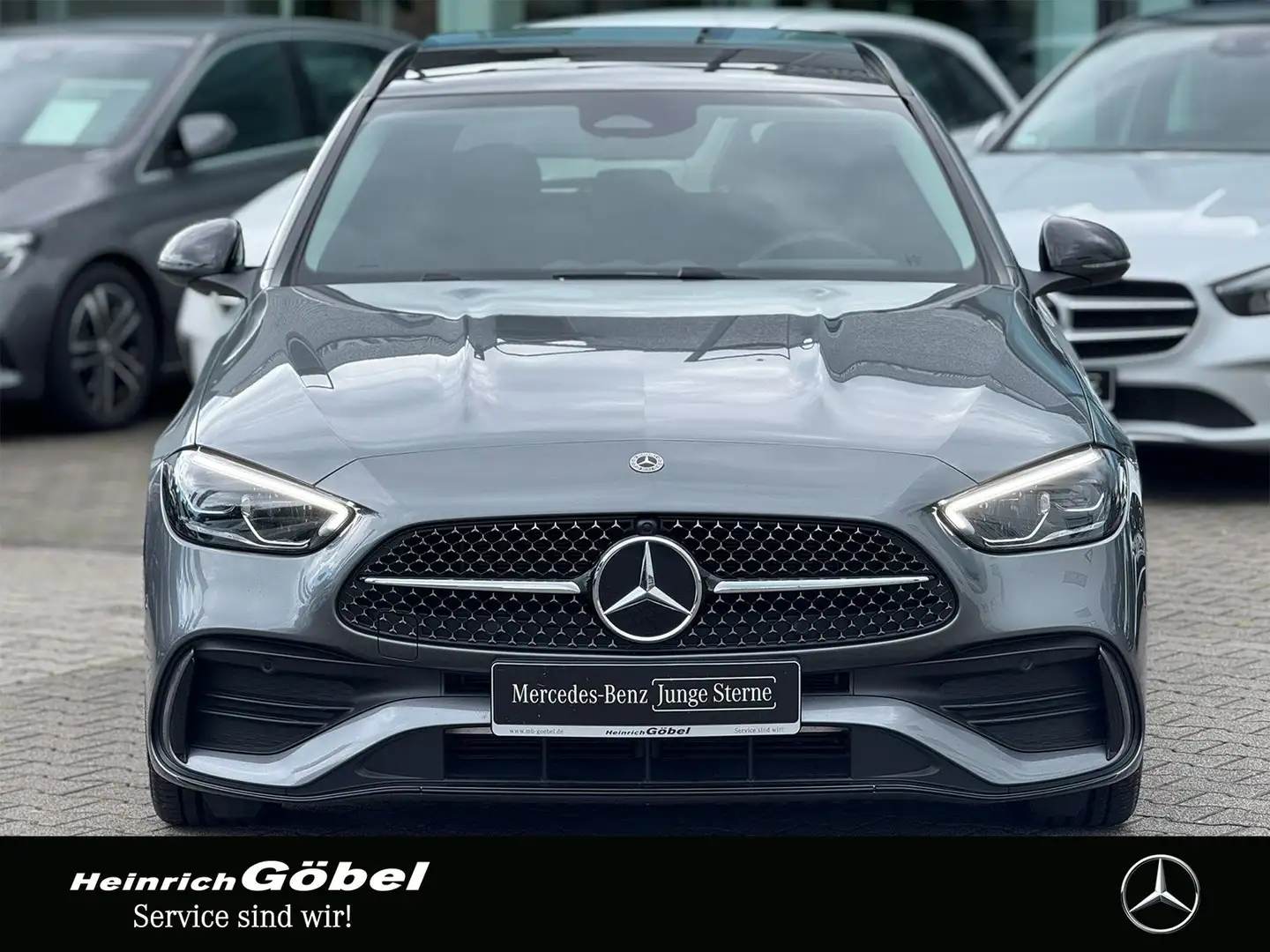 Mercedes-Benz C 200 d T AMG*PANORAMA*AHK*NIGHTPAKET*LED*KAMERA Grau - 2