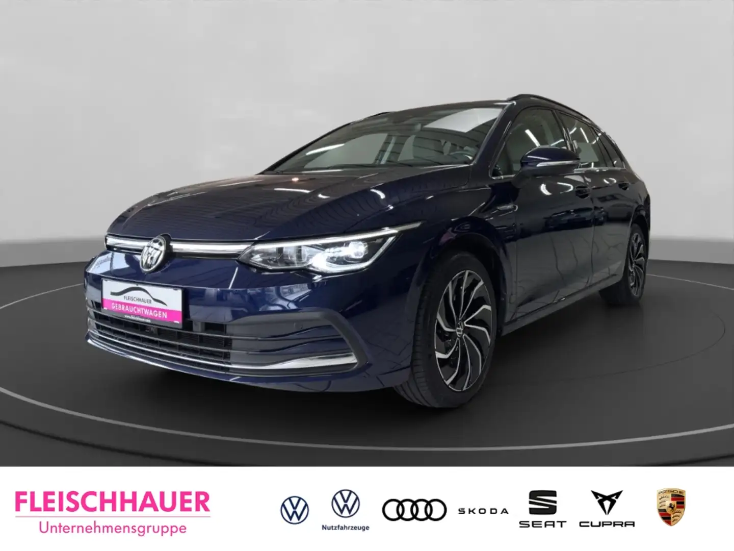 Volkswagen Golf VIII Style 1,5 l eTSI LED+HUD+ACC+NAVI+PDC V&H+SHZ Blau - 1
