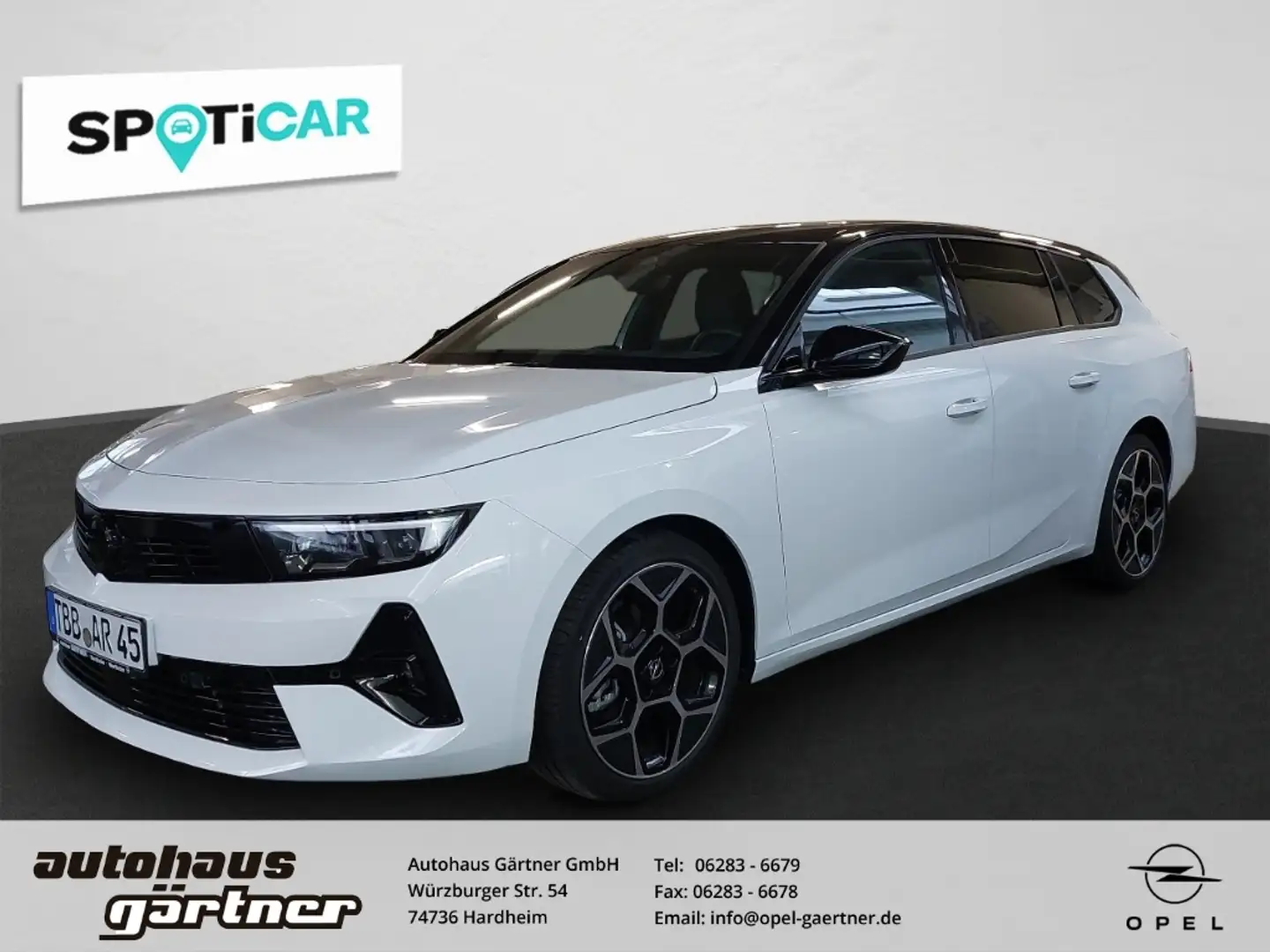 Opel Astra L Sports Tourer GS Line 1.2 Turbo EU6d Weiß - 1