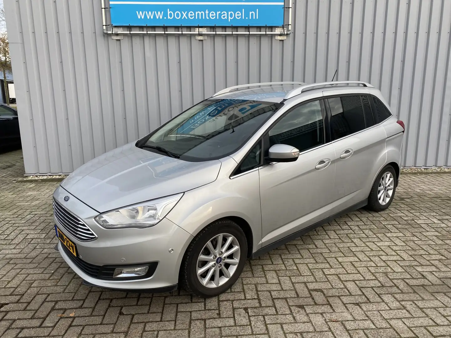 Ford Grand C-Max 1.0 Titanium 7p. Navigatie | Parkeer sensoren v+a Gris - 2