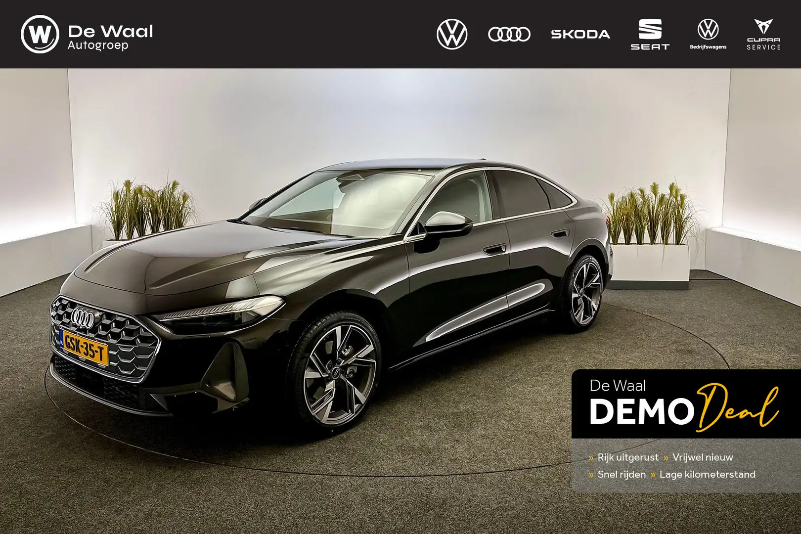 Audi A5 Limousine 35 TFSI 150pk S tronic Advanced Edition Zwart - 1