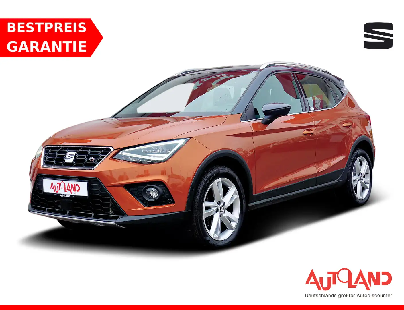 SEAT Arona 1.0 TSI FR LED Navi Kamera Virtual Cockpit Orange - 1