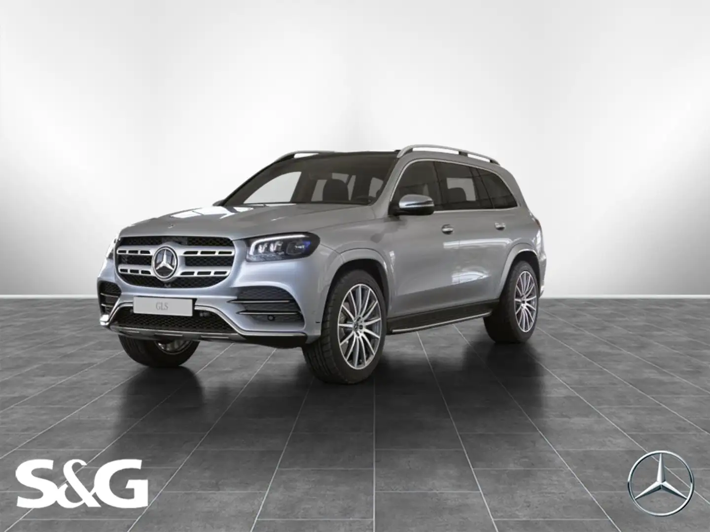 Mercedes-Benz GLS 400 d 4M AMG AHK+DISTRONIC+MEMORY+PANO+22" Silber - 1