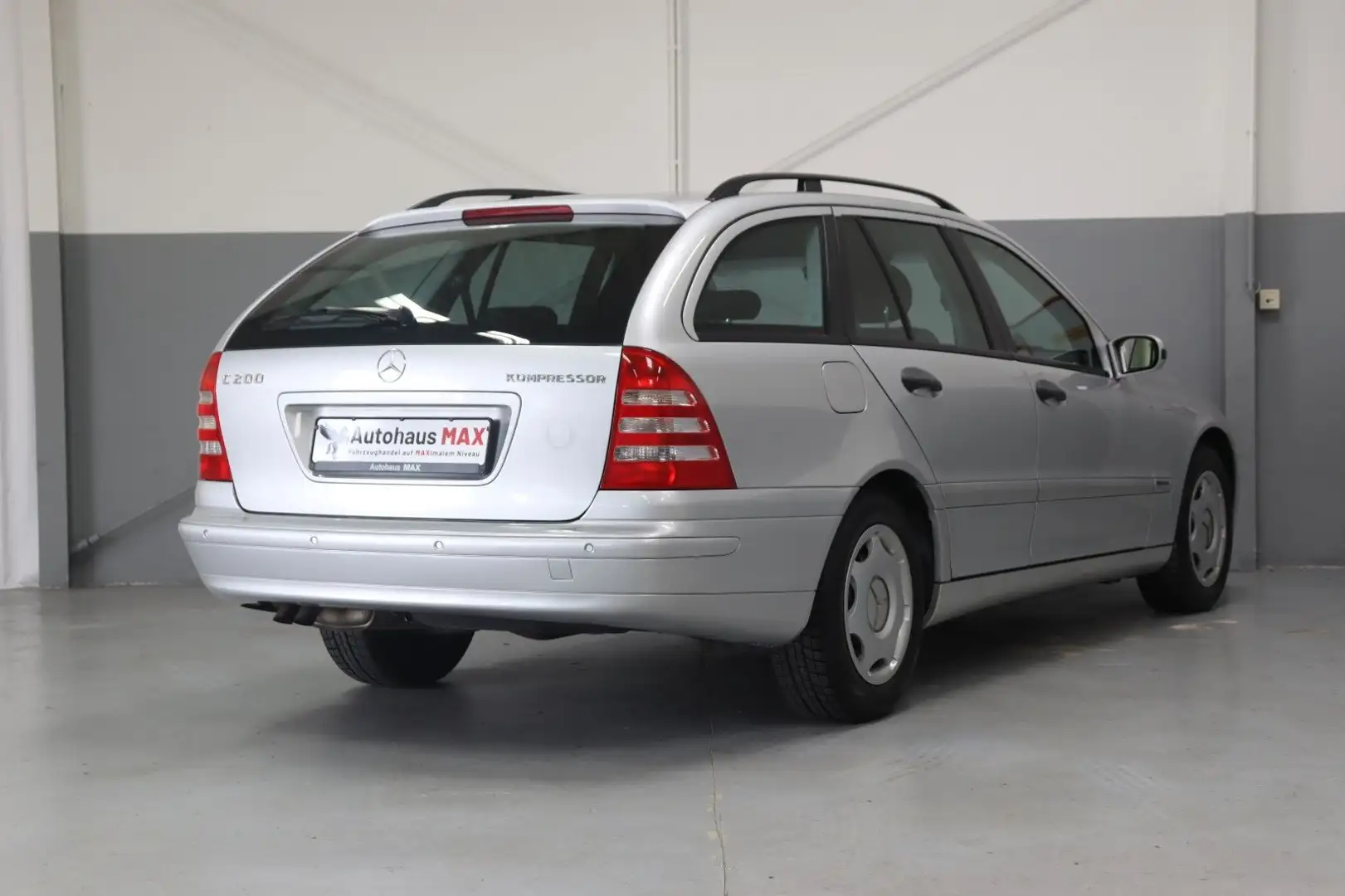 Mercedes-Benz C 200 T Kompressor~SZH~PDC~MFL~elek Sitze~ Silber - 2