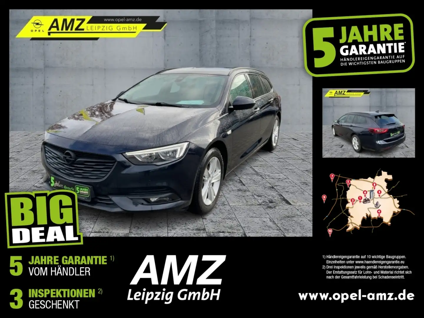 Opel Insignia B Sports Tourer 1.5 Turbo *HU AU NEU* Blau - 1