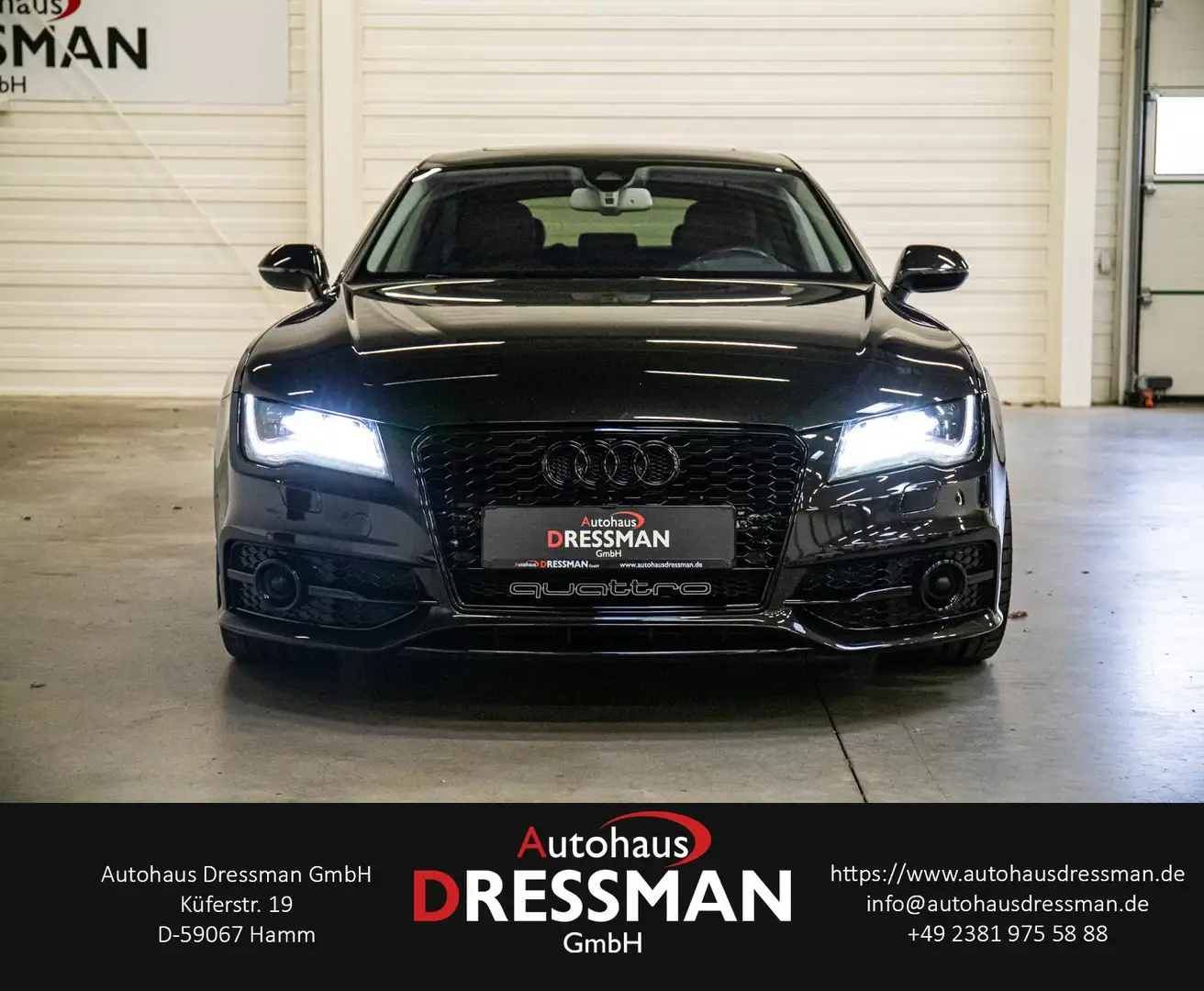 Audi A7 3.0 TDI q. S LINE ACC AHK HuD LUFT LED BOSE Schwarz - 2