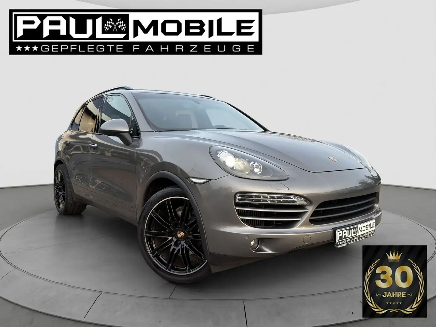 Porsche Cayenne Diesel Navi Xenon Leder SHZ 14Wege AHK Grau - 1