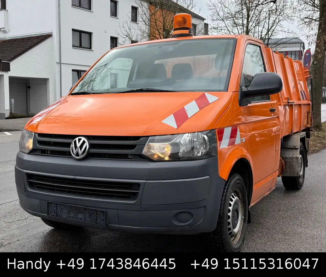 Volkswagen T5 2,0 TDI Automatik / Müllpresse Orange - 2