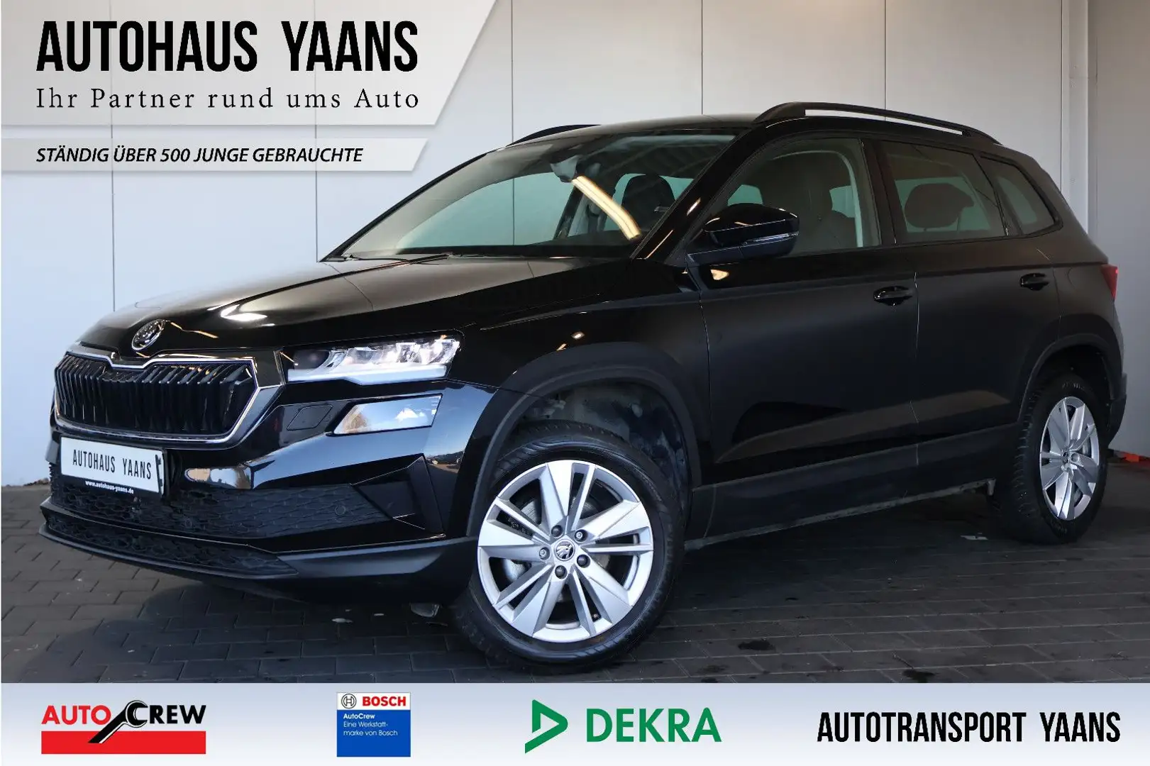 Skoda Karoq 1.0 TSI Selection AID+ACC+SIDE+KAM+LED+17" Schwarz - 1