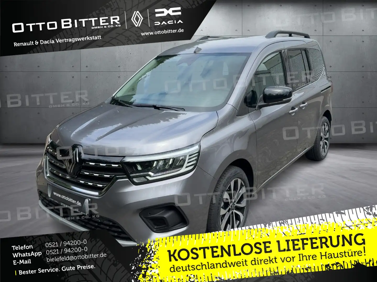 Renault Kangoo Techno TCe130 EDC SITZH/ALU/ALU/EASY-LINK Šedá - 1