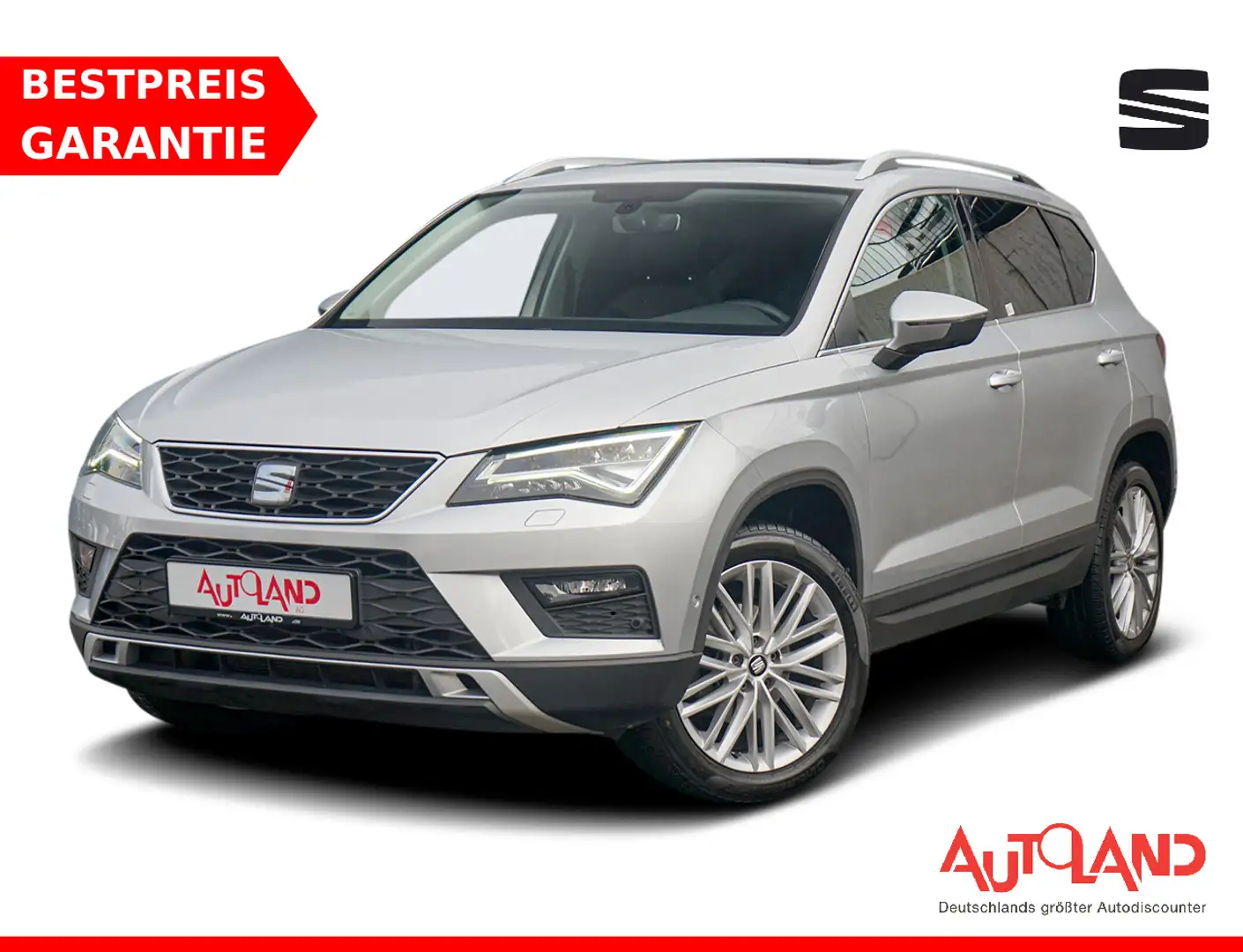 SEAT Ateca 1.6 TDI Klimaaut. LED Navi Virtual Cockpit Argent - 1