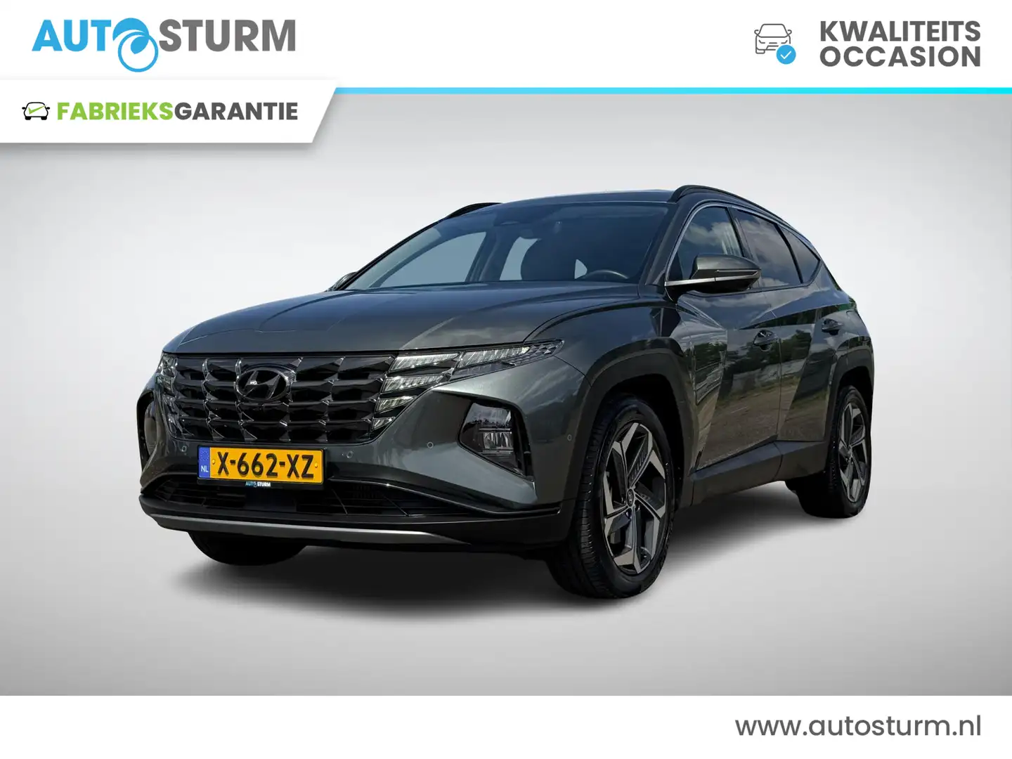 Hyundai TUCSON 1.6 T-GDI HEV Premium NL-Auto, 1650kg Trekgewicht! Groen - 1
