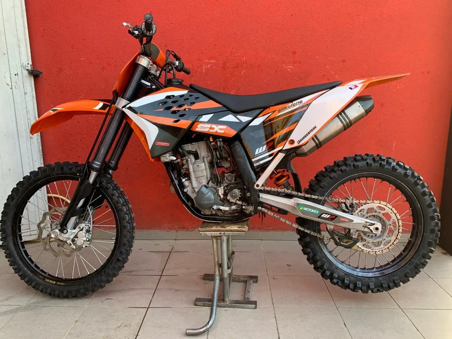 KTM 250 SX-F Moto cross KTM sxf 250 del 2009 Oranje - 1