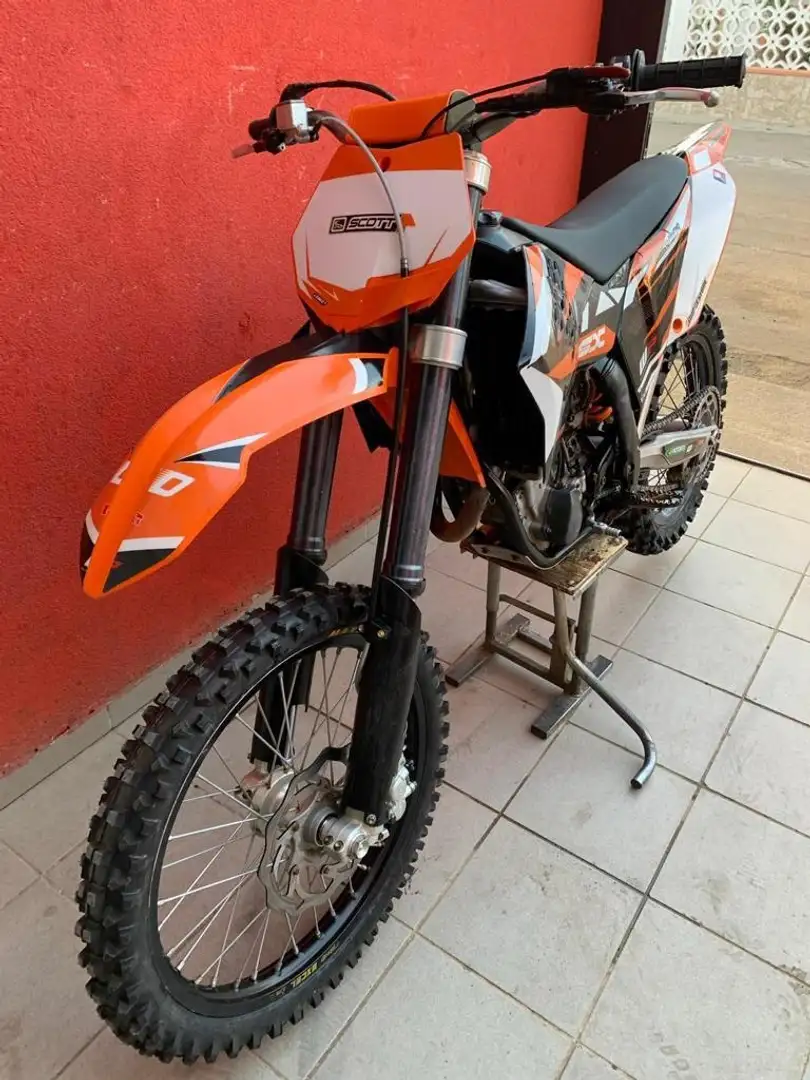 KTM 250 SX-F Moto cross KTM sxf 250 del 2009 Oranje - 2