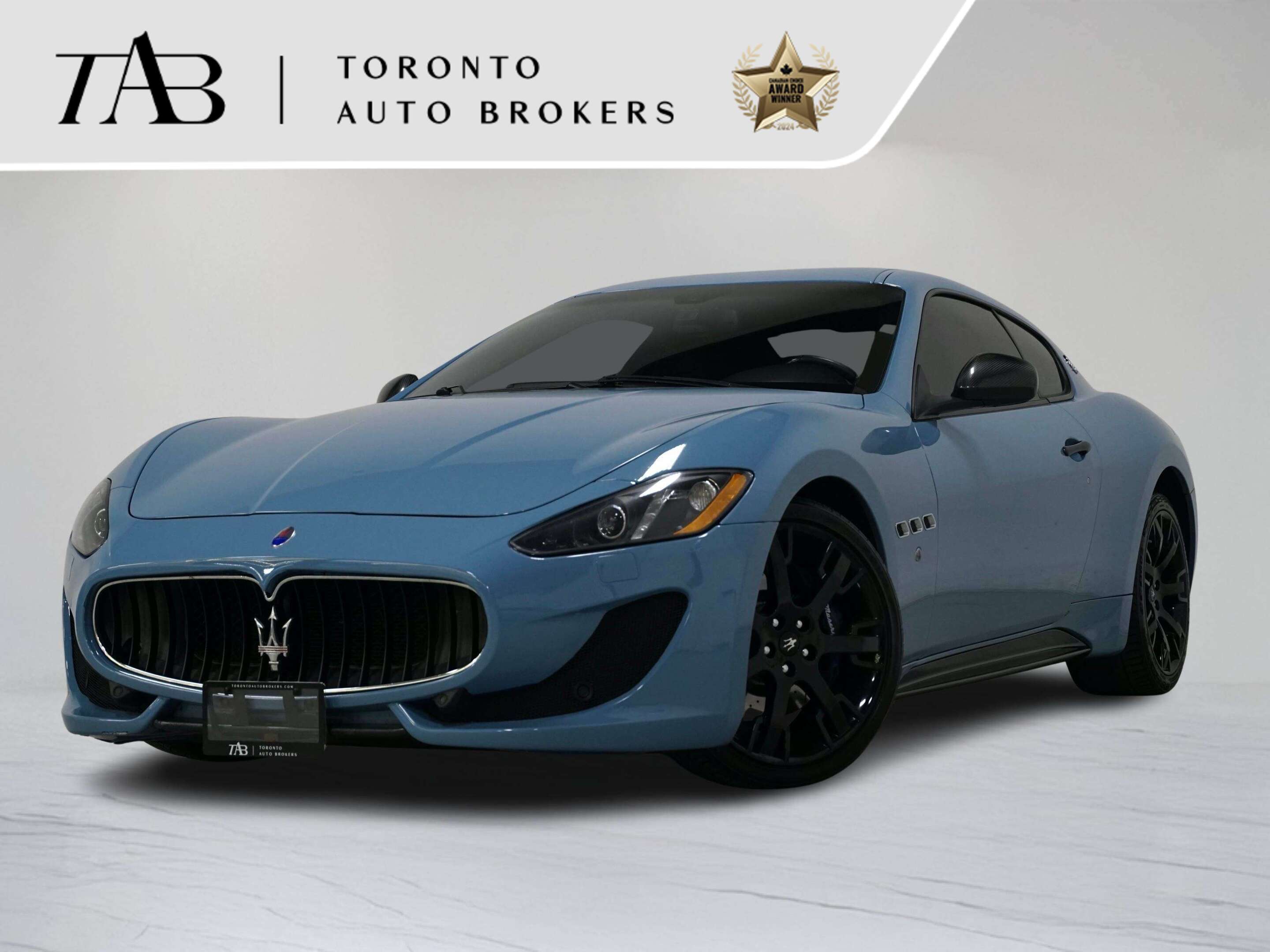 Blue 2013 Maserati GranTurismo Coupe Rear-Wheel Drive Automatic
