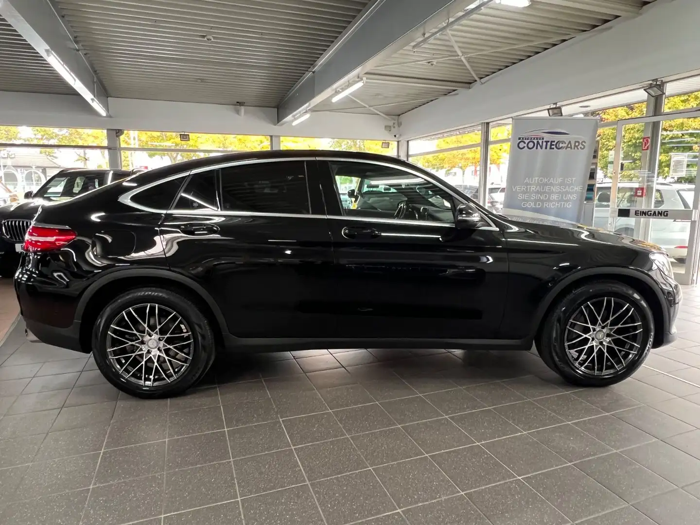 Mercedes-Benz GLC 220 GLC 220d Coupe 4M Exclusive+LED+GSD+Park Zwart - 1