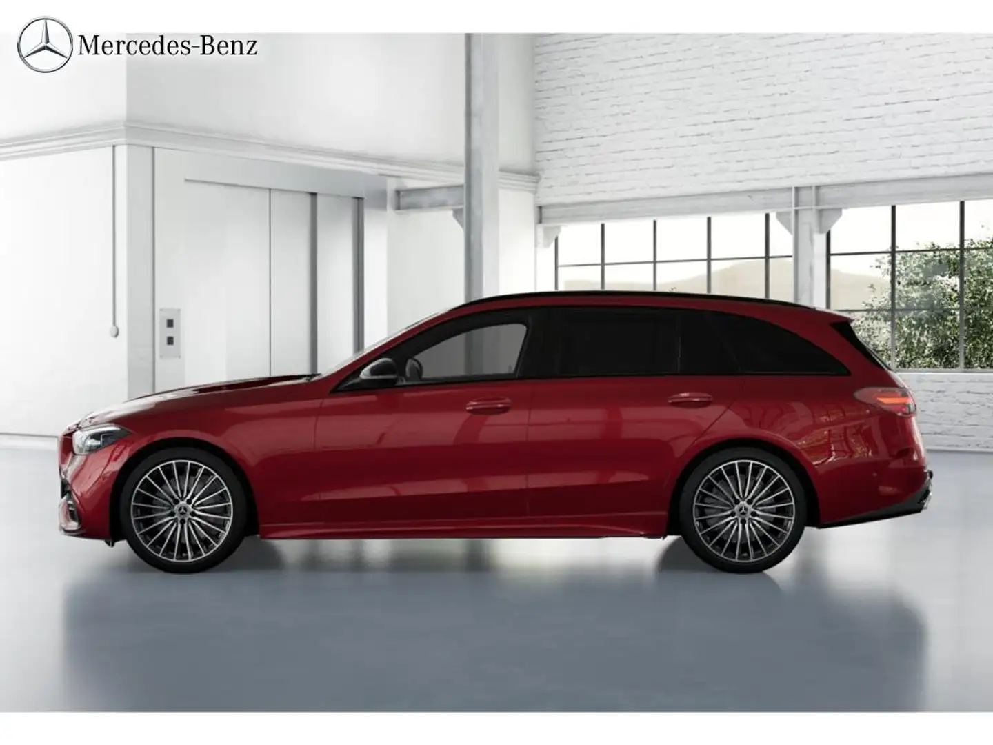 Mercedes-Benz C 220 d T AMG MBUX+DIG-LED+AHK+Pano+RüKam+Distro Rot - 2