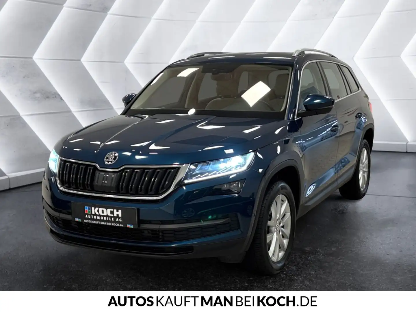 Skoda Kodiaq 1.5 TSI DSG Style PDC SHZ KLIMA ACC LED Blauw - 2