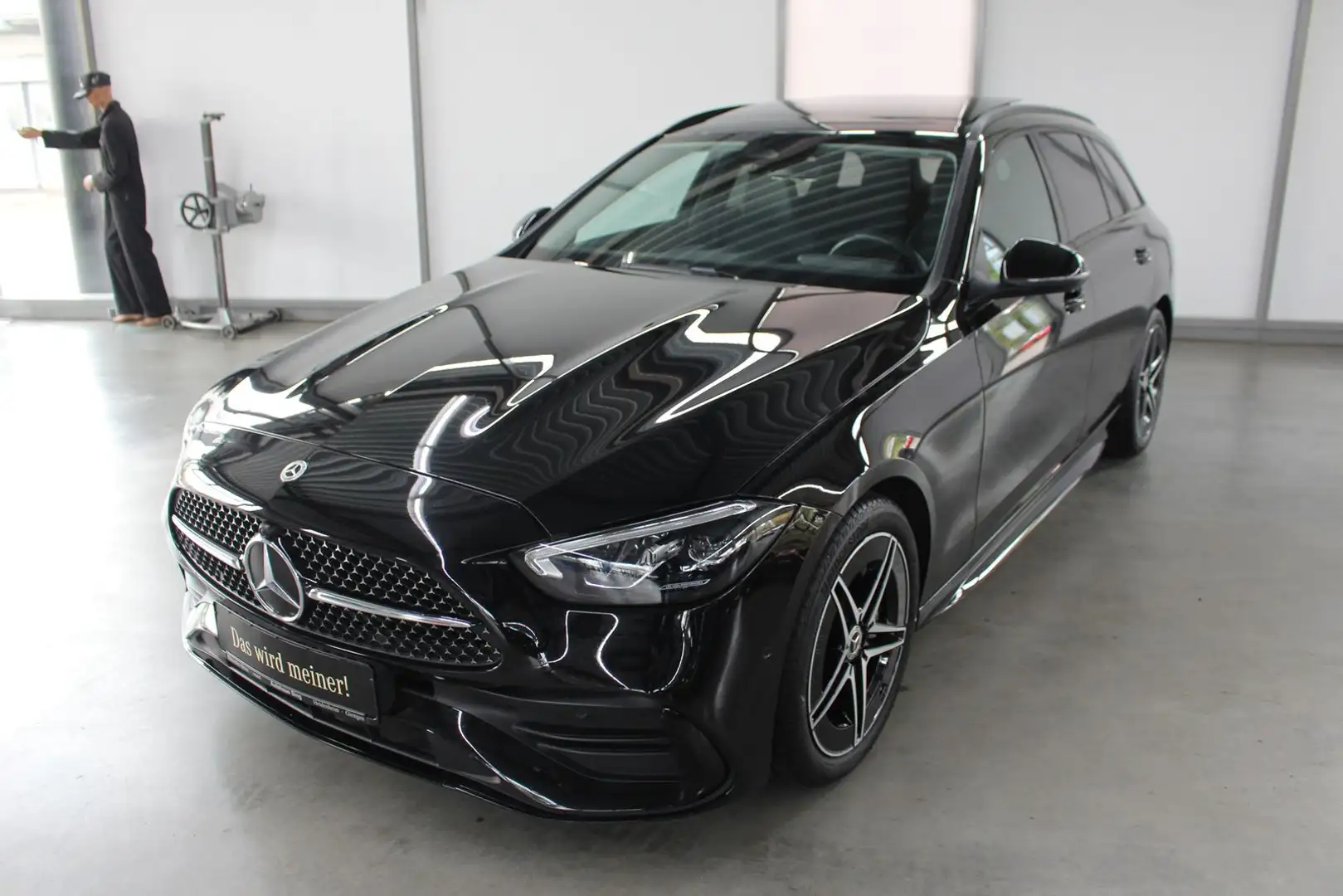 Mercedes-Benz C 200 T AMG Kamera LED AHK Panorama MBUX Ambient Noir - 1