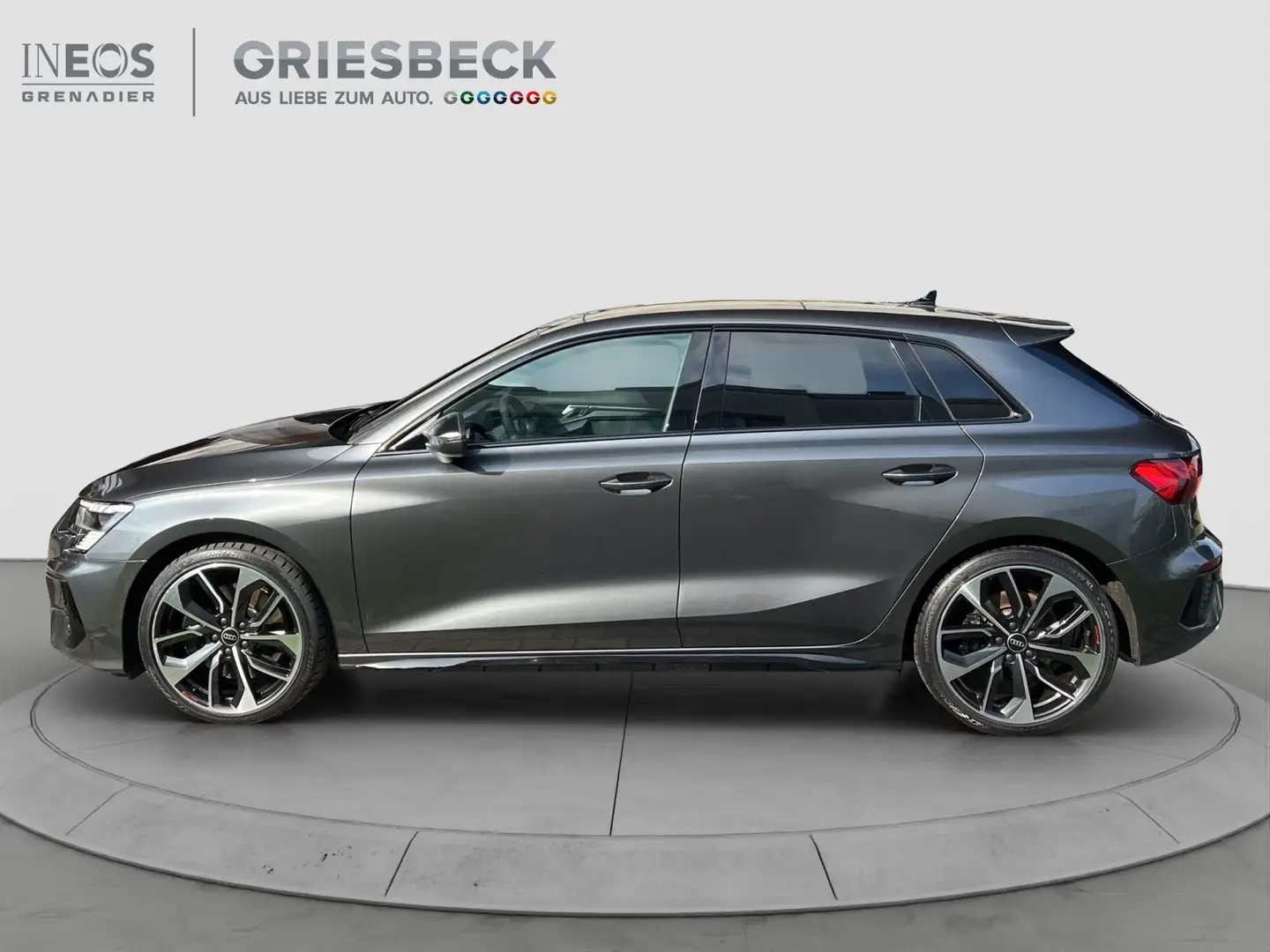 Audi S3 Sportback 2.0 TFSI quattro ACC+LED+Navi+Pano Gris - 2