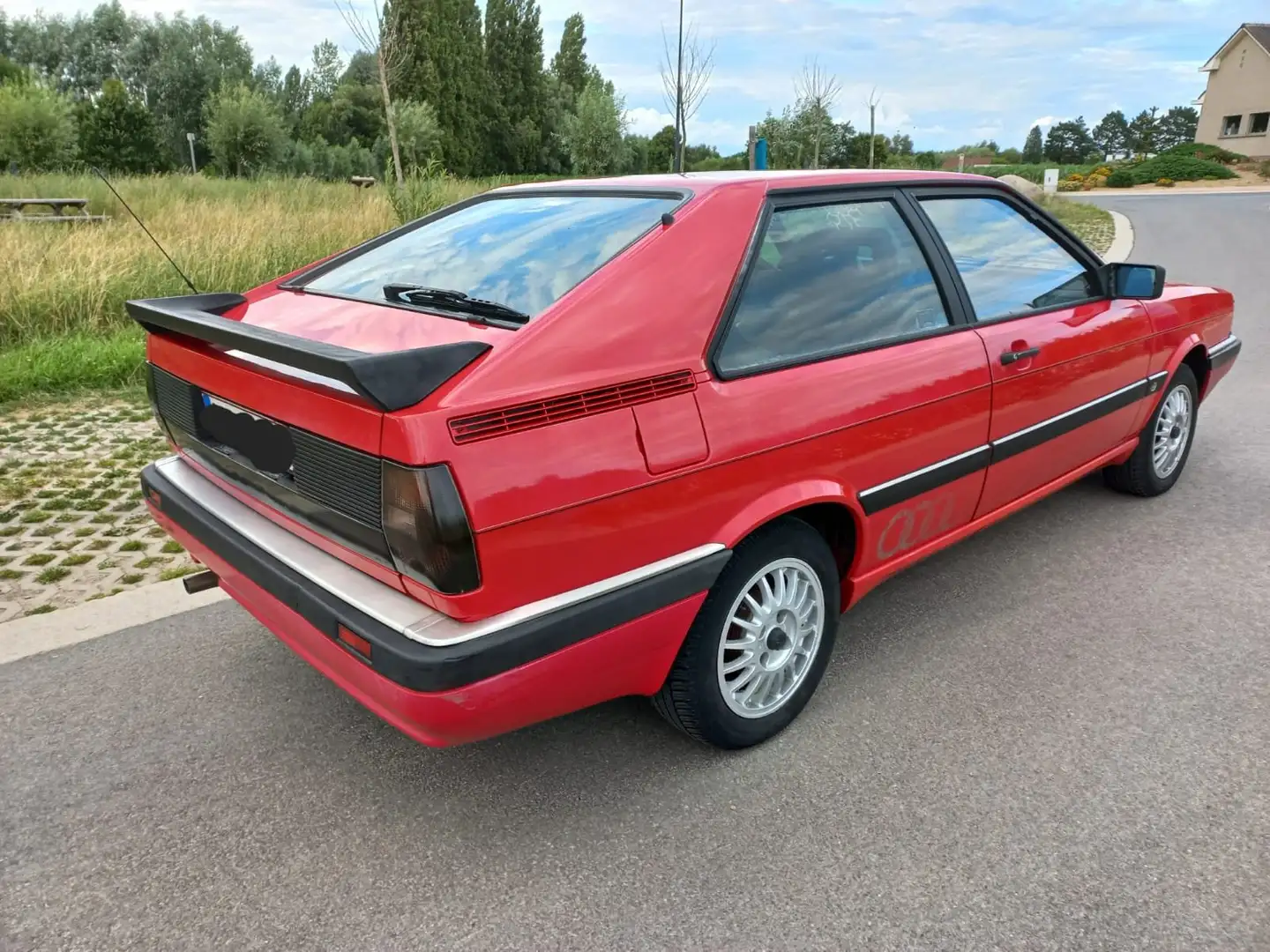 Audi Coupe Piros - 2