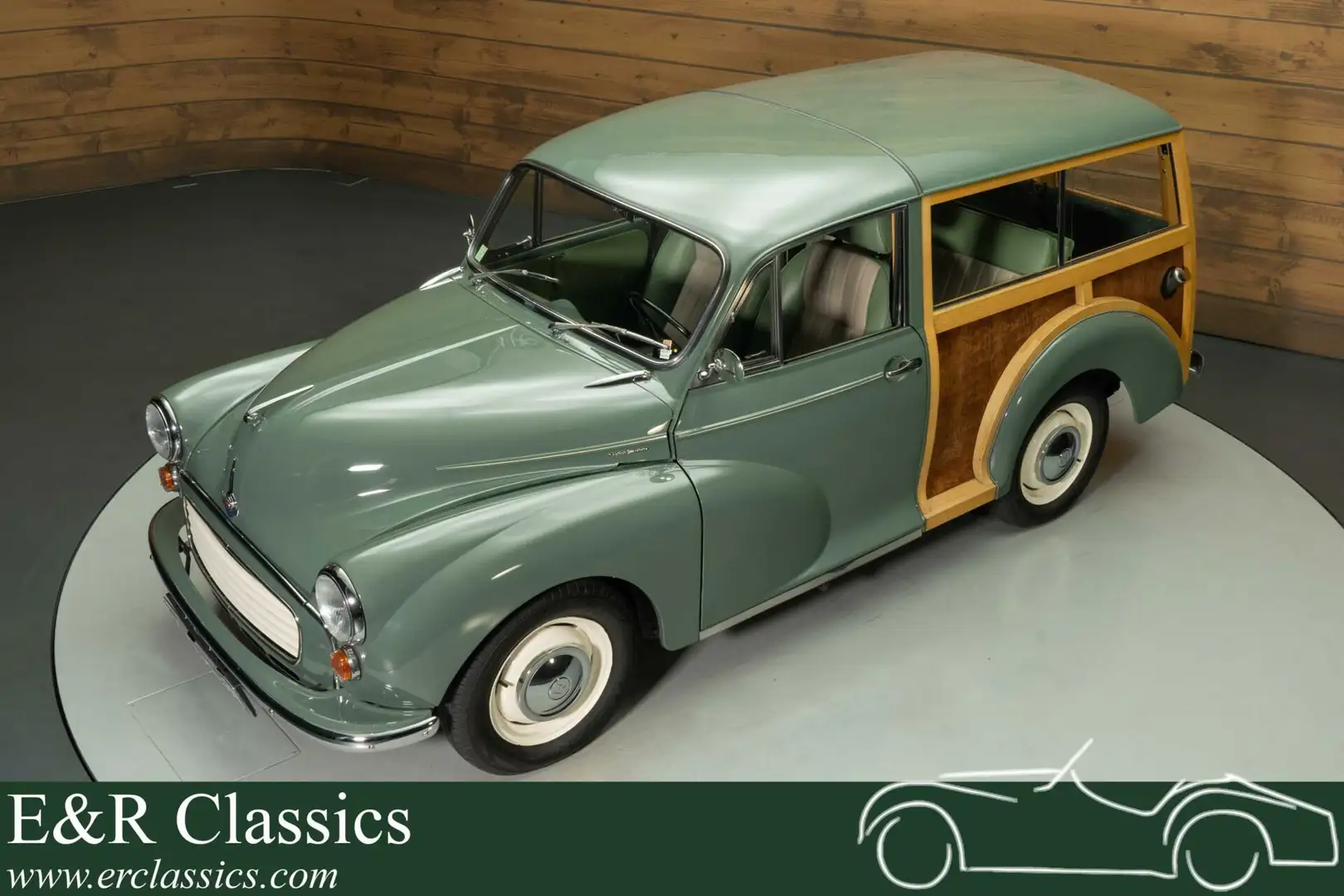 Oldtimer Morris Minor 1000 Traveller | Body-off gerestaureerd | 1968 Verde - 1
