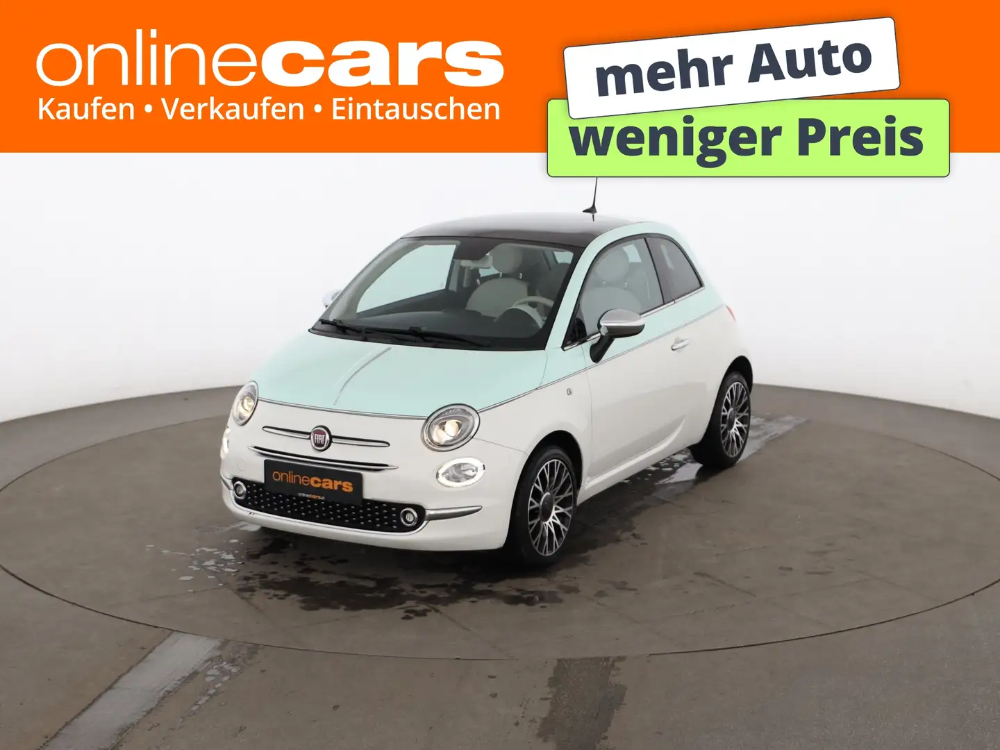 Fiat 500 1.2 Fire 70 Collezione SKY NAVI TEMPOMAT PDC Weiß - 1
