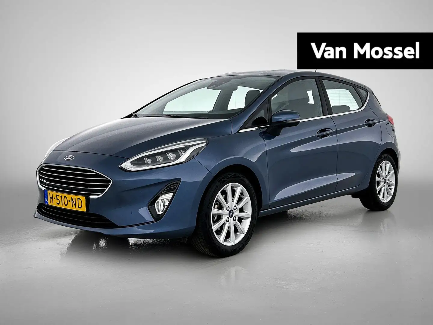 Ford Fiesta 1.0 EcoBoost Titanium | LMV | Parkeer sensoren | C Blauw - 1