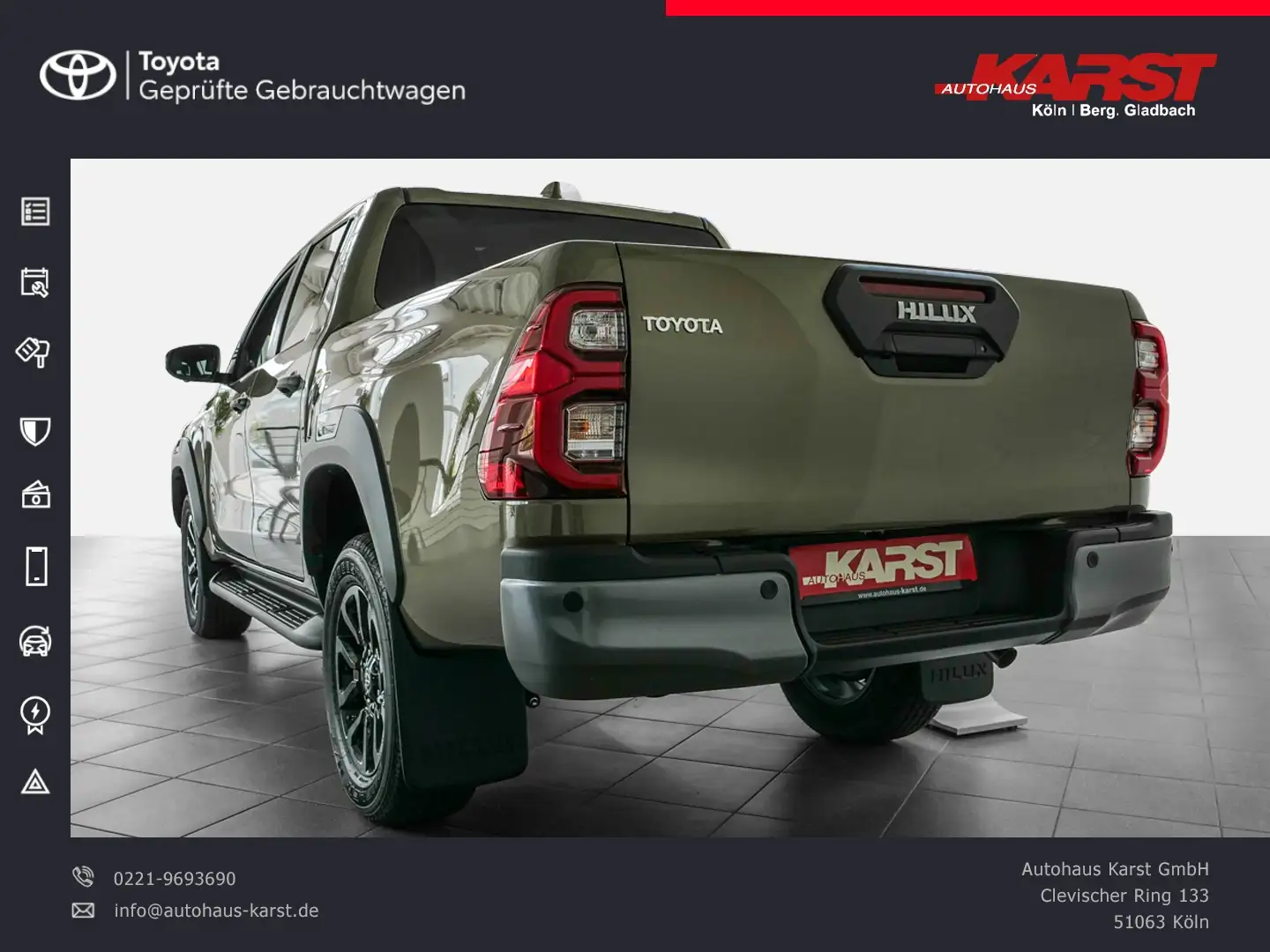 Toyota Hilux 2.8 l Double Cab  AT 4X4 Invinvcible Leder Bronze - 2