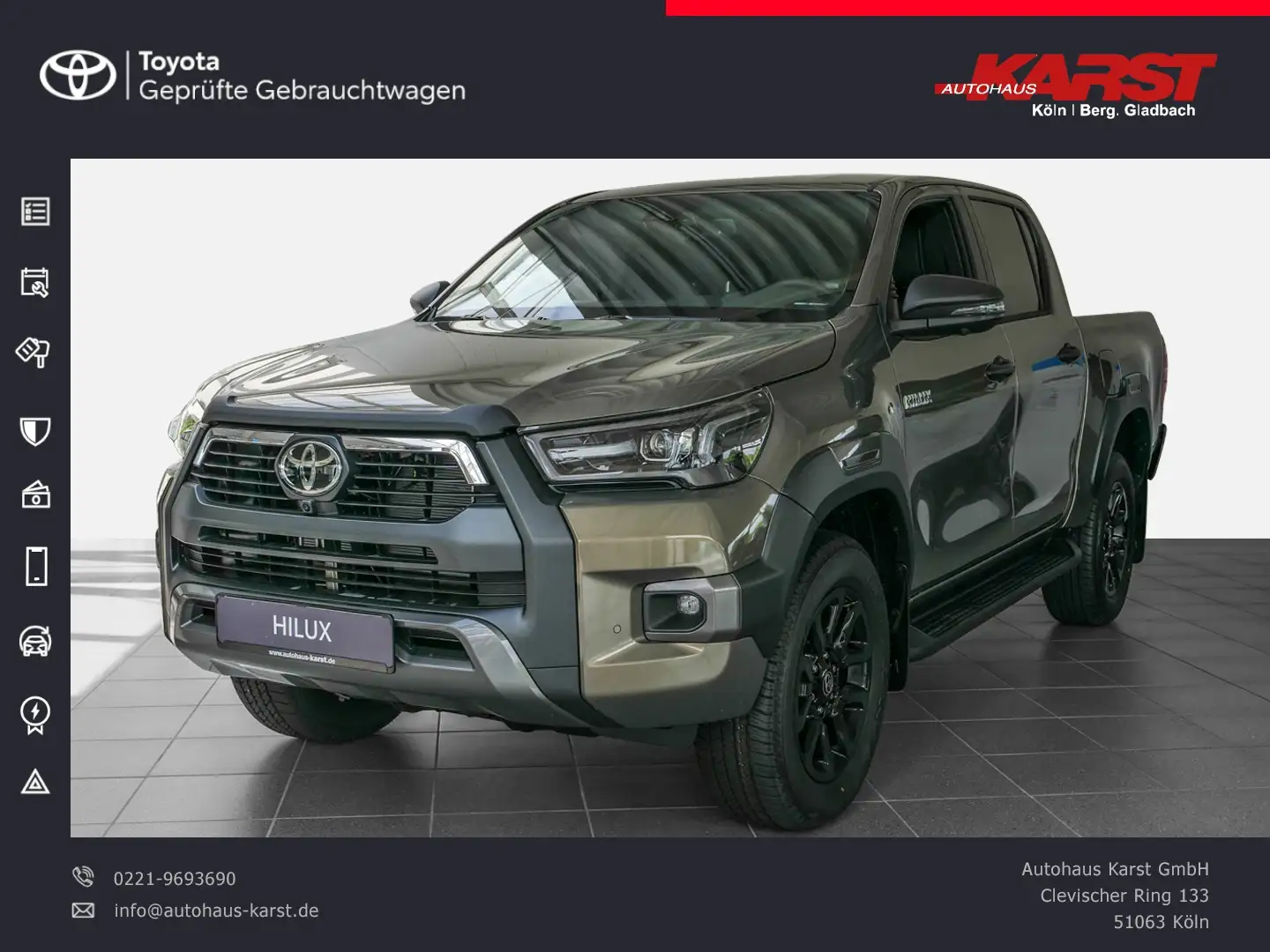 Toyota Hilux 2.8 l Double Cab  AT 4X4 Invinvcible Leder Bronze - 1