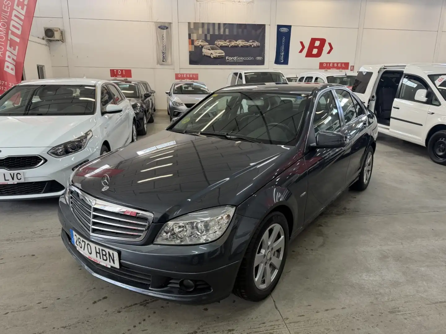 Mercedes-Benz C 200 200CDI BE Gris - 1