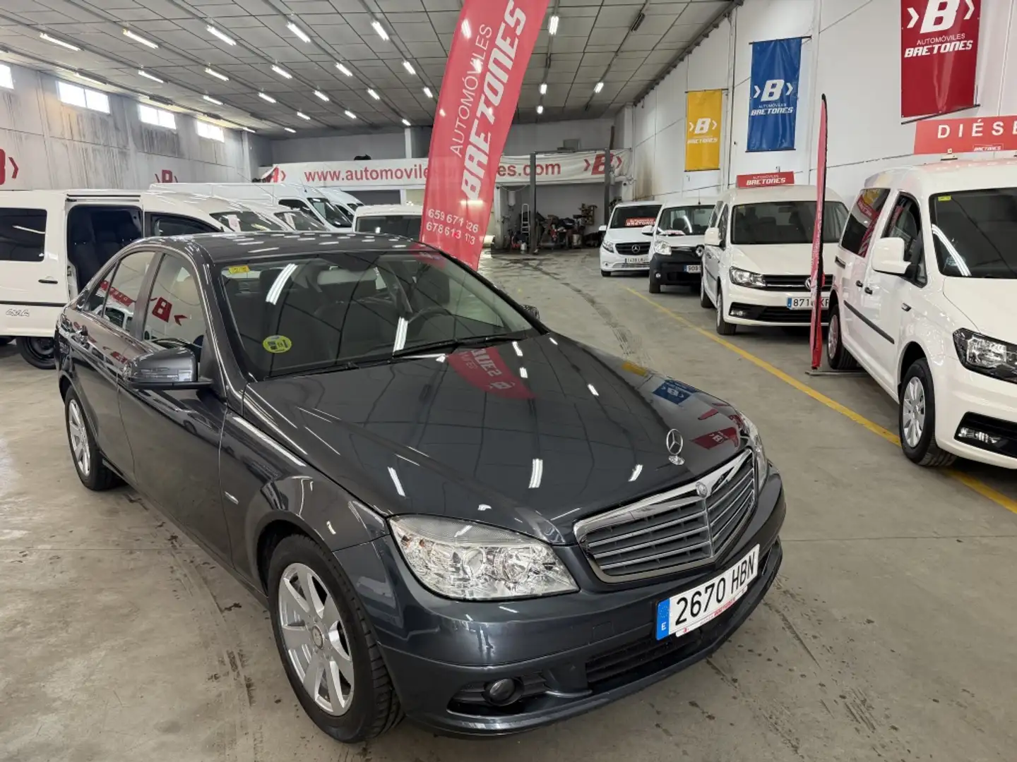 Mercedes-Benz C 200 200CDI BE Gris - 2