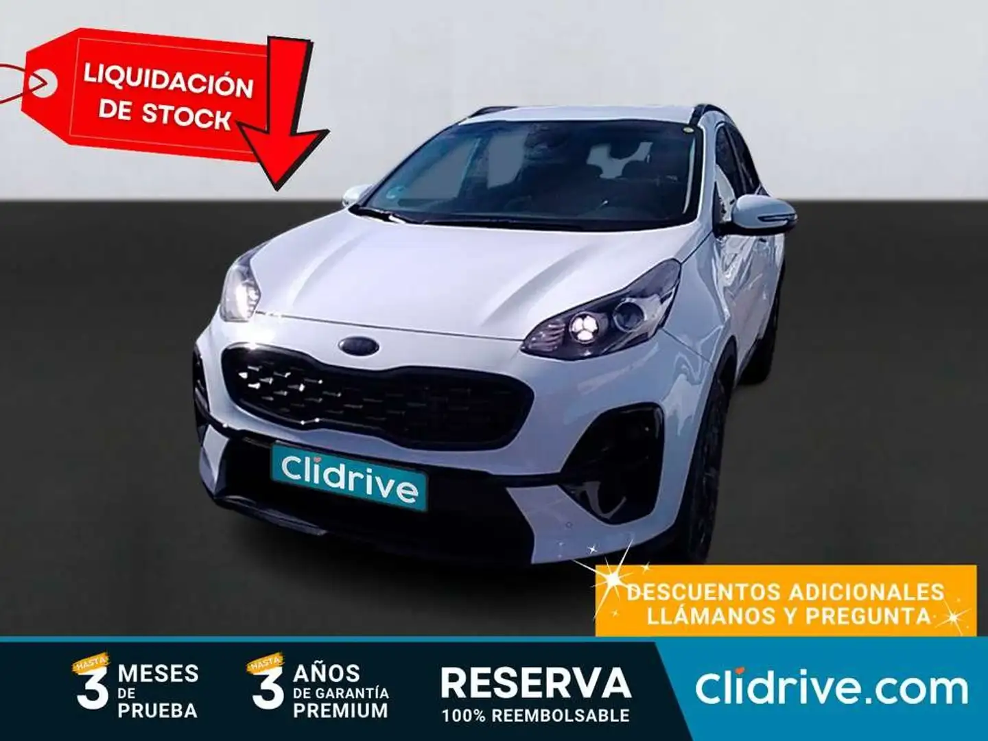 Kia Sportage 1.6 MHEV Black Edition 4x2 136 Blanco - 1