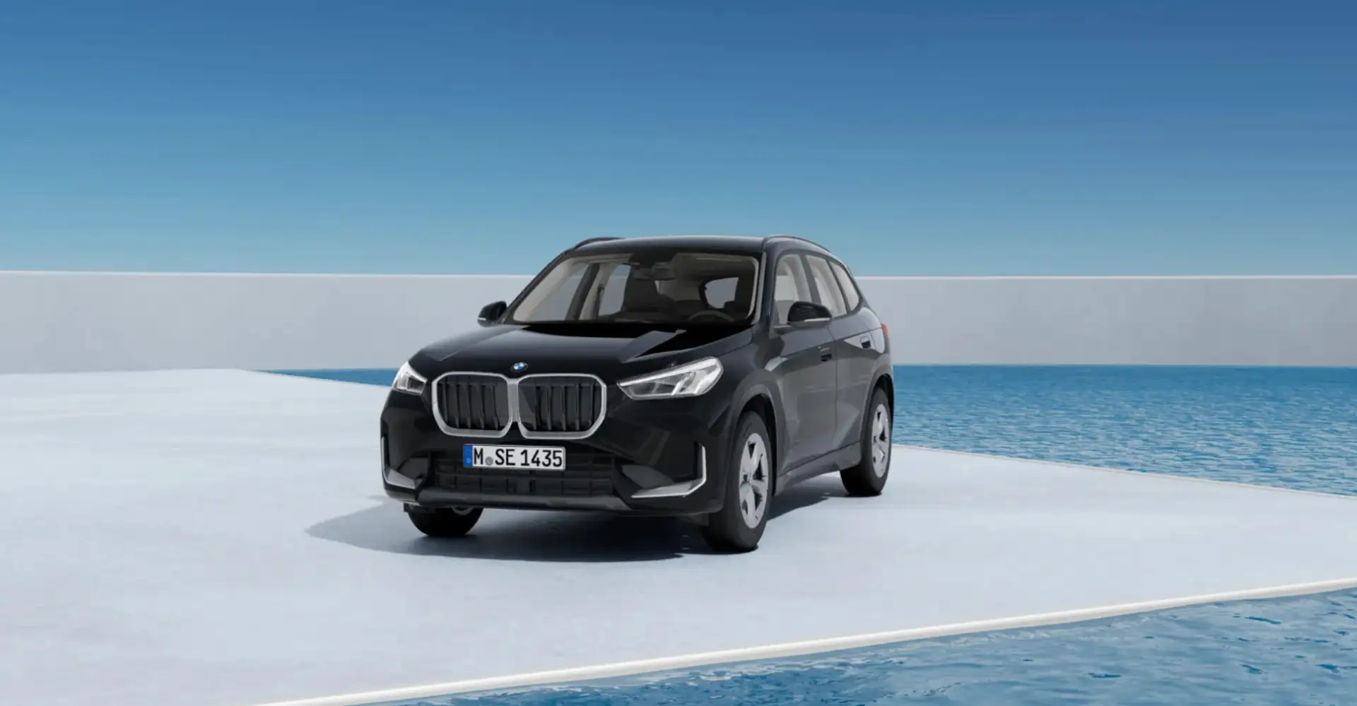 BMW X1 sDrive 20i Zwart - 1