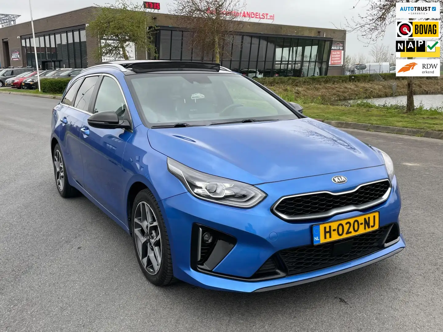 Kia ProCeed / pro_cee'd 1.4 T-GDI GT-Line, Aut, Trekhaak, Pano, Cam, Cruis Blauw - 1